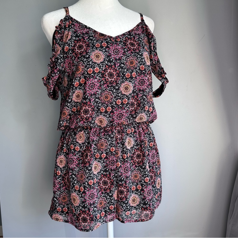 Lightweight Flowy Floral Summer Romper
